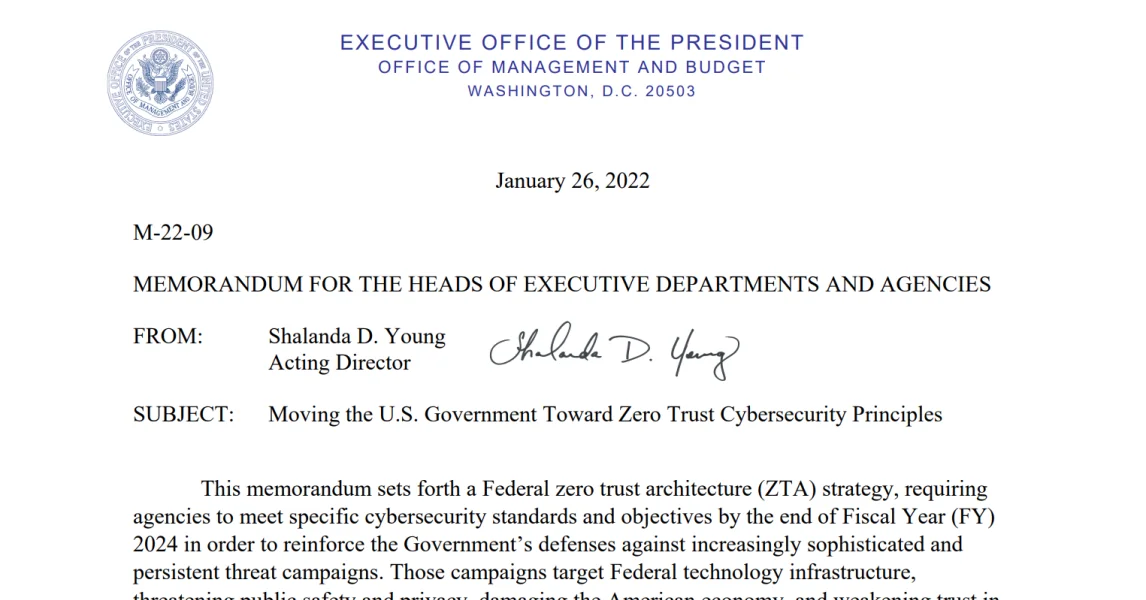 The Far Reach of the White House’s Zero Trust Memo