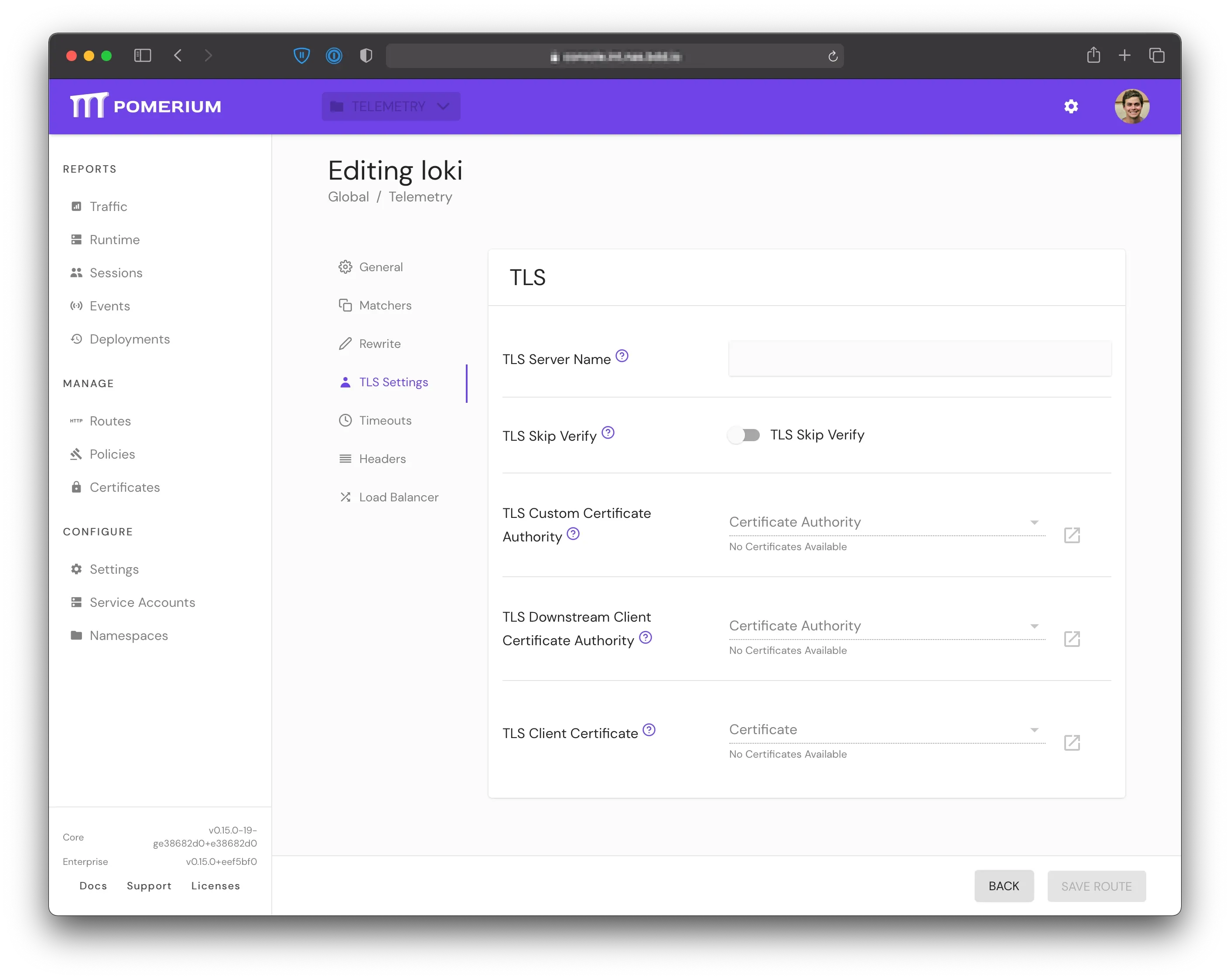 Route Editor