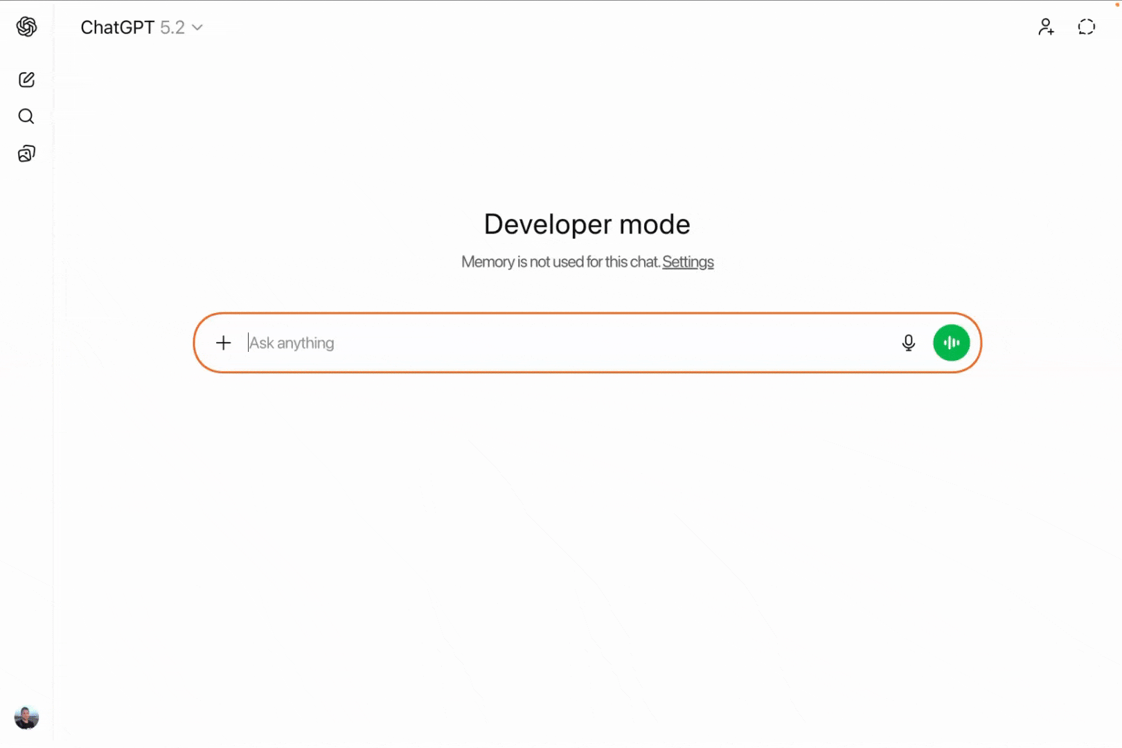 The echo tool rendered as an interactive widget inside ChatGPT
