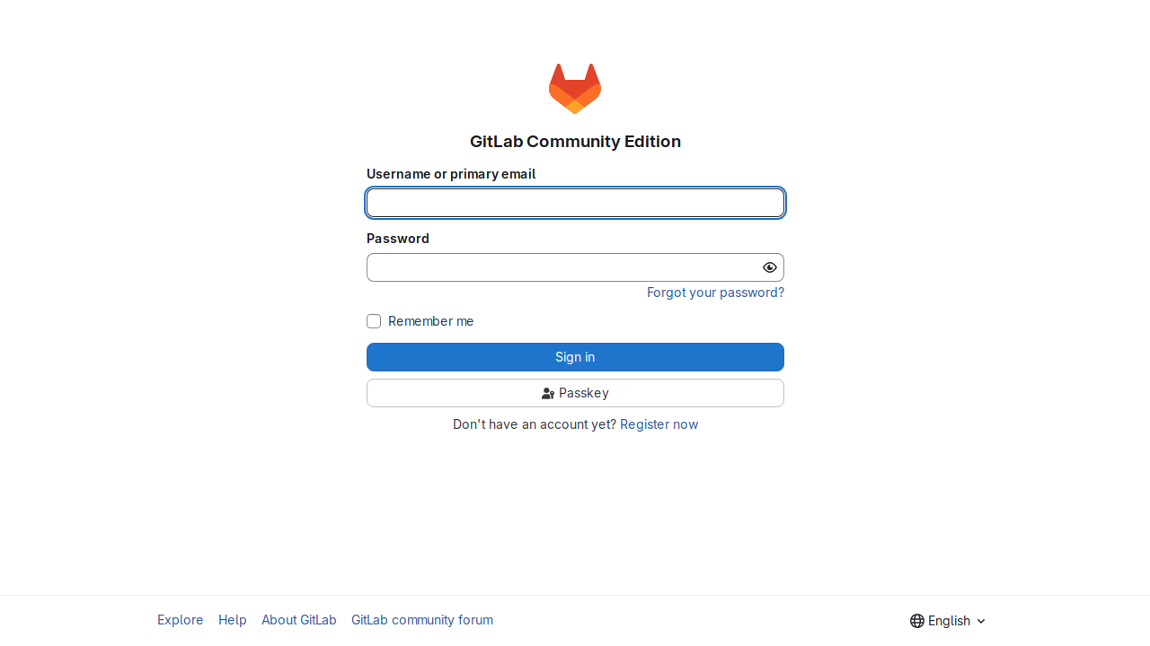 GitLab's sign-in page reached through Pomerium