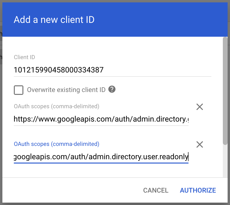 Google create service account